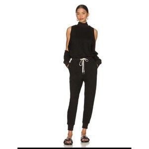 n:philanthropy Danilo Jumpsuit Black Sleeve Cut Out Design Size Small‎ $178 NWT